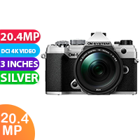 New OM System OM-5 Silver Camera Kit with 14-150mm II Lens (FREE INSURANCE + 1 YEAR AUSTRALIAN WARRANTY)