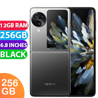 New OPPO Find N3 Flip Dual SIM 5G 12GB RAM 256GB Sleek Black (1 YEAR AU WARRANTY + PRIORITY DELIVERY)