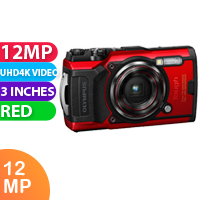 New Olympus TOUGH TG-6 12MP Digital Camera Red  (FREE INSURANCE + 1 YEAR AUSTRALIAN WARRANTY)