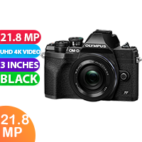New Olympus OM-D E-M10 Mark IV Mirrorless Camera with 14-42mm EZ Lens (Black) (1 YEAR AU WARRANTY + PRIORITY DELIVERY)