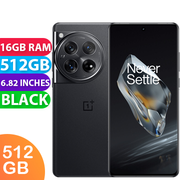 New OnePlus 12 5G 16GB RAM 512GB Black (1 YEAR AU WARRANTY + PRIORITY DELIVERY)