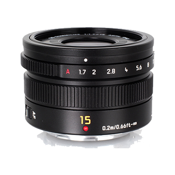New Panasonic Leica DG SUMMILUX 15mm/F1.7 ASPH Black Lens (1 YEAR AU WARRANTY + PRIORITY DELIVERY)