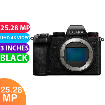New Panasonic Lumix DC-S5 Mirrorless Digital Camera (1 YEAR AU WARRANTY + PRIORITY DELIVERY)