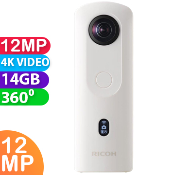 New Ricoh THETA SC2 4K 360 Spherical Camera (White) (1 YEAR AU WARRANTY + PRIORITY DELIVERY)