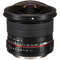 New Samyang 12MM F/2.8 ED AS NCS Fisheye Lens for Canon (1 YEAR AU WARRANTY + PRIORITY DELIVERY)