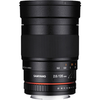 New Samyang 135mm f/2.0 ED UMC Lens for Canon EF Mount (1 YEAR AU WARRANTY + PRIORITY DELIVERY)
