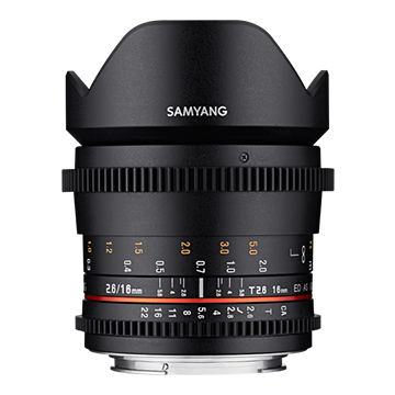 New Samyang 16mm T2.6 VDSLR ED AS UMC for Sony E (1 YEAR AU WARRANTY + PRIORITY DELIVERY)