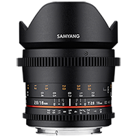 New Samyang 16mm T2.6 VDSLR ED AS UMC (Nikon F) (1 YEAR AU WARRANTY + PRIORITY DELIVERY)