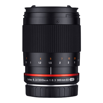 New Samyang 300mm F/6.3 Mirror Lens Black for M4/3 (1 YEAR AU WARRANTY + PRIORITY DELIVERY)