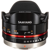 New Samyang 7.5mm f/3.5 UMC Fisheye MFT Lens for M3/4 Black (1 YEAR AU WARRANTY + PRIORITY DELIVERY)