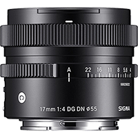 New Sigma 17mm f/4 DG DN Contemporary Lens (Sony E) (1 YEAR AU WARRANTY + PRIORITY DELIVERY)