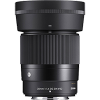 New Sigma 30mm f/1.4 DC DN Contemporary Lens (FUJIFILM X) (1 YEAR AU WARRANTY + PRIORITY DELIVERY)