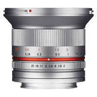 New Samyang 12mm f/2.0 NCS CS Silver Lens for Fujifilm X (1 YEAR AU WARRANTY + PRIORITY DELIVERY)