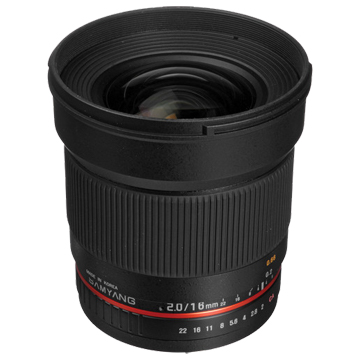 New Samyang 16mm f/2.0 ED AS UMC CS Lens for Canon (1 YEAR AU WARRANTY + PRIORITY DELIVERY)