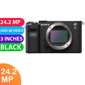 New Sony Alpha A7C Mirorless Digital SLR Camera Body Black (FREE INSURANCE + 1 YEAR AUSTRALIAN WARRANTY)