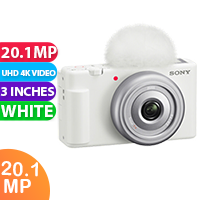 New Sony ZV-1F Vlogging Camera (White) (1 YEAR AU WARRANTY + PRIORITY DELIVERY)