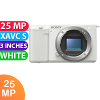 New Sony ZV-E10 Mirrorless Camera With Kit Box White (FREE INSURANCE + 1 YEAR AUSTRALIAN WARRANTY)