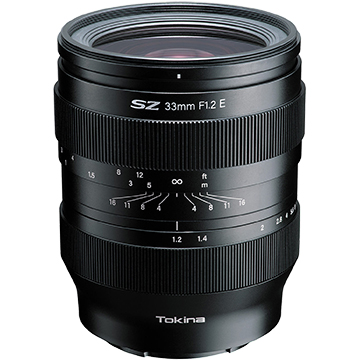 New Tokina SZ 33mm f/1.2 MF Lens for Sony E (1 YEAR AU WARRANTY + PRIORITY DELIVERY)