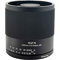 New Tokina SZX 400mm f/8 Reflex MF Lens for Sony E (1 YEAR AU WARRANTY + PRIORITY DELIVERY)