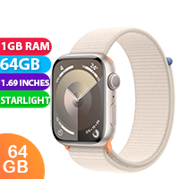 New Apple Watch Series 9 GPS MR8V3 41mm Starlight (1 YEAR AU WARRANTY + PRIORITY DELIVERY)