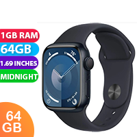 New Apple Watch Series 9 GPS MR8W3 41mm Midnight (1 YEAR AU WARRANTY + PRIORITY DELIVERY)