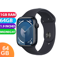 New Apple Watch Series 9 GPS MR993 45mm Midnight (1 YEAR AU WARRANTY + PRIORITY DELIVERY)