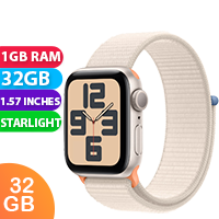 New Apple Watch Series SE (2023) GPS MR9W3 40mm Starlight Loop (FREE INSURANCE + 1 YEAR AUSTRALIAN WARRANTY)