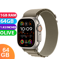 New Apple Watch Series Ultra 2 Cellular MRFJ3 49mm Olive Alpine (1 YEAR AU WARRANTY + PRIORITY DELIVERY)