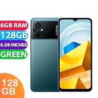 New Xiaomi Poco M5 Dual SIM 6GB RAM 128GB Green (1 YEAR AU WARRANTY + PRIORITY DELIVERY)