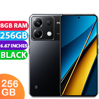 New Xiaomi Poco X6 Dual SIM 5G 8GB RAM 256GB Black (FREE INSURANCE + 1 YEAR AUSTRALIAN WARRANTY)