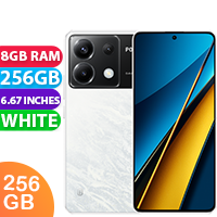 New Xiaomi Poco X6 Dual SIM 5G 8GB RAM 256GB White (1 YEAR AU WARRANTY + PRIORITY DELIVERY)