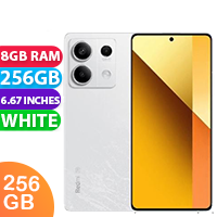 New Xiaomi Redmi Note 13 5G 8GB RAM 256GB Artic White (1 YEAR AU WARRANTY + PRIORITY DELIVERY)