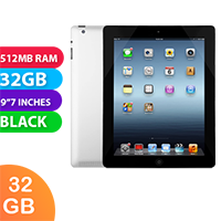 Apple iPad 2 Wifi + Cellular (32GB, Black) - Grade (Excellent)