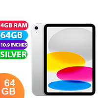 New Apple iPad 10.9 10th Gen Wifi 4GB RAM 64GB Silver (1 YEAR AU WARRANTY + PRIORITY DELIVERY)