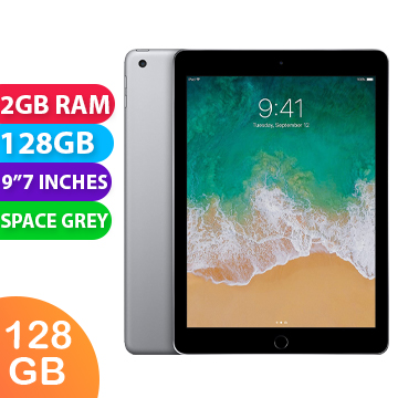 Apple iPad 5 9.7" Cellular Australian Stock (128GB, Space Grey) - Grade (Excellent)