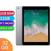 Apple iPad 5 9.7-inch Cellular (32GB, Space Grey) Australian Stock - As New