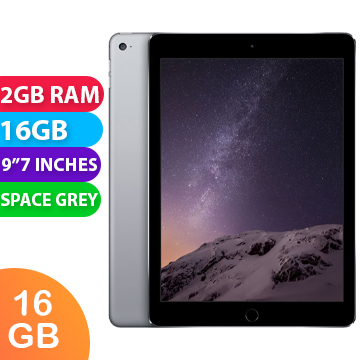 Apple iPad Air 2 Cellular Australian Stock (16GB, Space Grey) - Grade (Excellent)