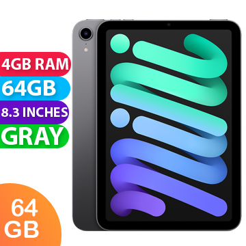 New Apple iPad Mini 6th Gen Wifi 2021 4GB RAM 64GB Space Gray (FREE INSURANCE + 1 YEAR AUSTRALIAN WARRANTY)