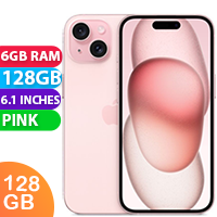 New Apple iPhone 15 5G 6GB RAM 128GB Pink (1 YEAR AU WARRANTY + PRIORITY DELIVERY)