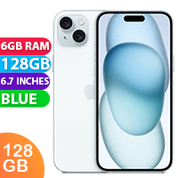 New Apple iPhone 15 Plus 5G 6GB RAM 128GB Blue (1 YEAR AU WARRANTY + PRIORITY DELIVERY)
