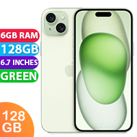 New Apple iPhone 15 Plus 5G 6GB RAM 128GB Green (1 YEAR AU WARRANTY + PRIORITY DELIVERY)