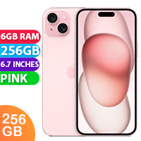 New Apple iPhone 15 Plus 5G 6GB RAM 256GB Pink (FREE INSURANCE + 1 YEAR AUSTRALIAN WARRANTY)