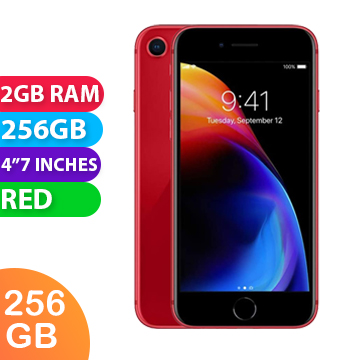 Apple iPhone 8 (256GB, Red) - As New | BecexTech™ Australia