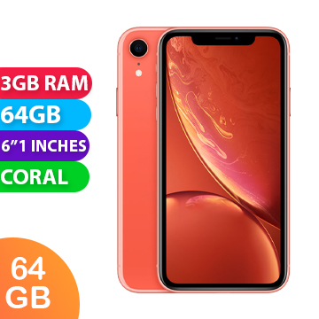 Apple iPhone XR (64GB, Coral) - As New