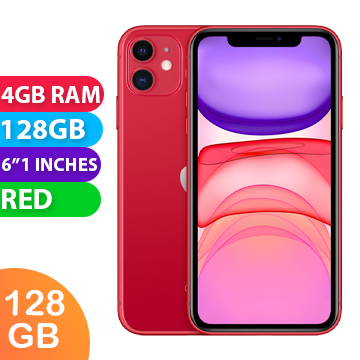 Apple iPhone 11 Australian Stock (128GB, Red) - Grade (Excellent)
