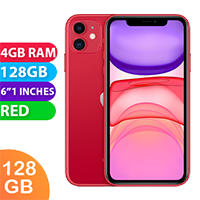 Apple iPhone 11 Australian Stock (128GB, Red) - Grade (Excellent)