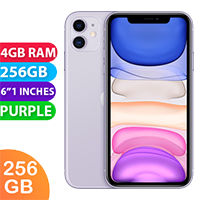 Apple iPhone 11 (256GB, Purple) Australian Stock - As New