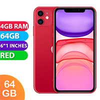 Apple iPhone 11 Australian Stock (64GB, Red) - Grade (Excellent)