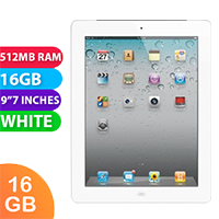 Apple iPad 2 Wifi (16GB, White) - As New