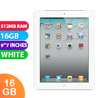 Apple iPad 2 Wifi (16GB, White) - Grade (Excellent)